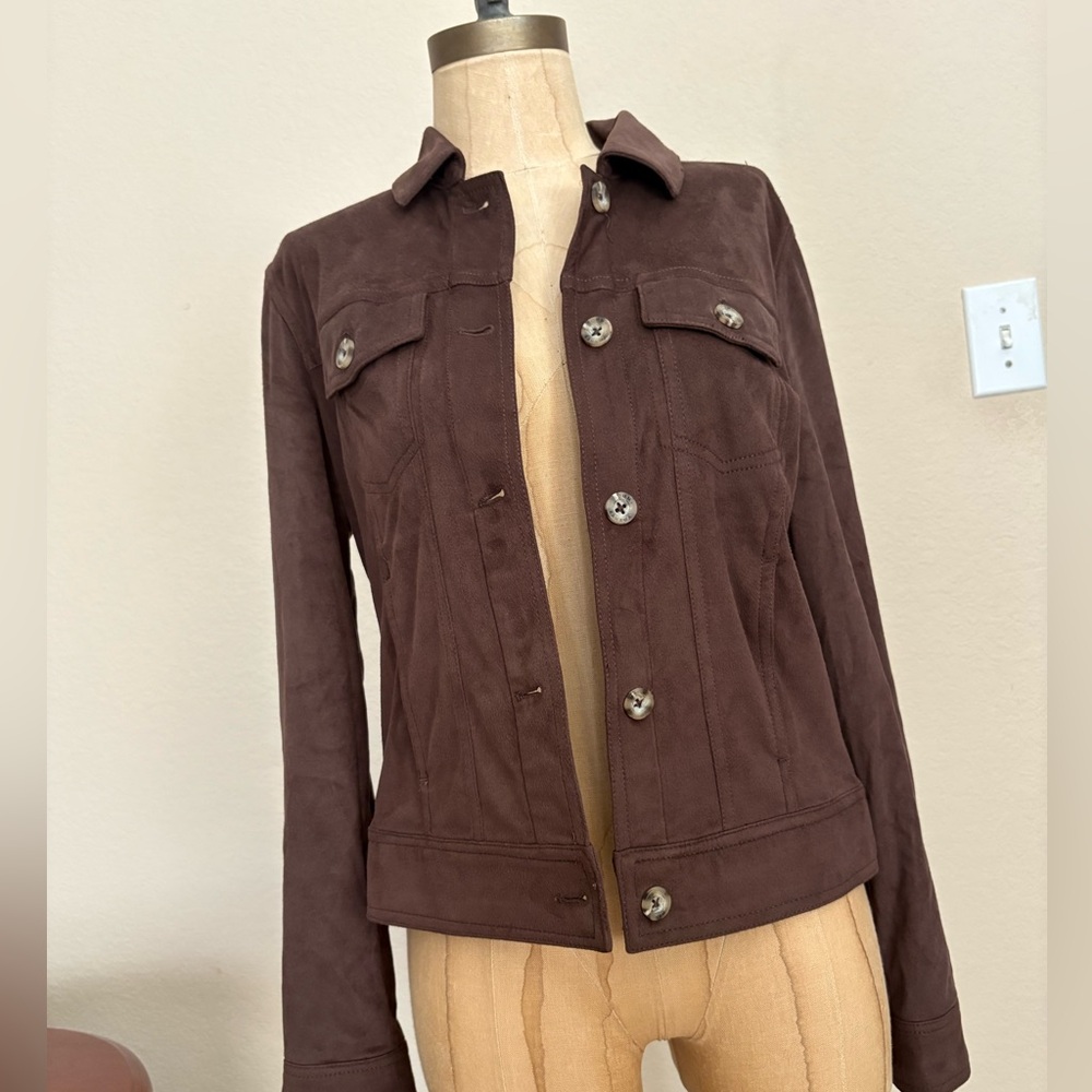 Tommy Bahama Dark Brown Women's Jean Jacket